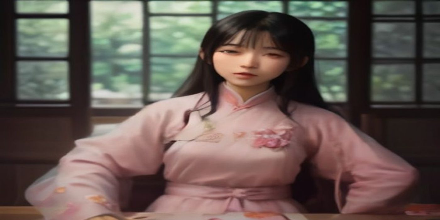 暗黑霓虹风格二次元同人创作平台封面，绿色光晕与像素化ACG元素，科技感十足